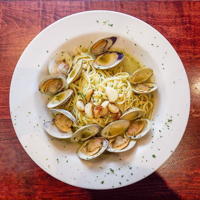 Linguine White Clam Sauce.